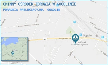 PORADNIA PRELUKSACYJNA - GMINNY OŚRODEK ZDROWIA W GOGOLINIE - UL. SZKOLNA 2,  GOGOLIN