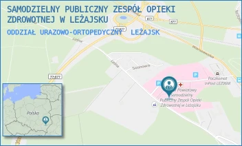 ODDZIAŁ URAZOWO-ORTOPEDYCZNY - SAMODZIELNY PUBLICZNY ZESPÓŁ OPIEKI ZDROWOTNEJ W LEŻAJSKU - UL. LEŚNA 22,  LEŻAJSK