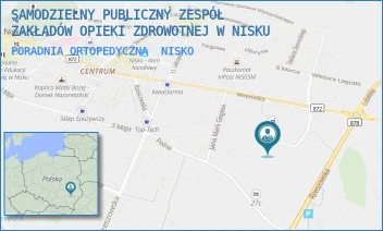 PORADNIA ORTOPEDYCZNA - SAMODZIELNY PUBLICZNY ZESPÓŁ ZAKŁADÓW OPIEKI ZDROWOTNEJ W NISKU - UL. WOLNOŚCI 54,  NISKO
