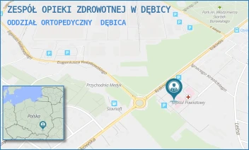 ODDZIAŁ ORTOPEDYCZNY - ZESPÓŁ OPIEKI ZDROWOTNEJ W DĘBICY - UL. KRAKOWSKA 91,  DĘBICA