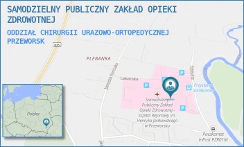 ODDZIAŁ CHIRURGII URAZOWO-ORTOPEDYCZNEJ - SAMODZIELNY PUBLICZNY ZAKŁAD OPIEKI ZDROWOTNEJ - UL. SZPITALNA 16,  PRZEWORSK