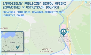 PORADNIA CHIRURGII URAZOWO-ORTOPEDYCZNEJ - SAMODZIELNY PUBLICZNY ZESPÓŁ OPIEKI ZDROWOTNEJ W USTRZYKACH DOLNYCH - 29 LISTOPADA 57,  USTRZYKI DOLNE