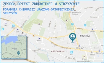 PORADNIA CHIRURGII URAZOWO-ORTOPEDYCZNEJ - ZESPÓŁ OPIEKI ZDROWOTNEJ W STRZYŻOWIE - UL. 700-LECIA 1,  STRZYŻÓW