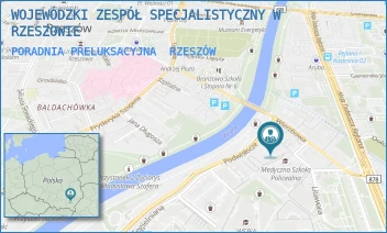 PORADNIA PRELUKSACYJNA - WOJEWÓDZKI ZESPÓŁ SPECJALISTYCZNY W RZESZOWIE - UL. WARZYWNA 3,  RZESZÓW