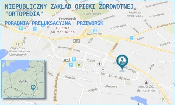 PORADNIA PRELUKSACYJNA - NIEPUBLICZNY ZAKŁAD OPIEKI ZDROWOTNEJ "ORTOPEDIA" - UL. JANA KILIŃSKIEGO 2,  PRZEWORSK