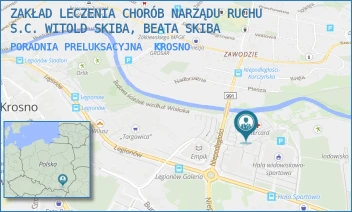 PORADNIA PRELUKSACYJNA - ZAKŁAD LECZENIA CHORÓB NARZĄDU RUCHU S.C. WITOLD SKIBA, BEATA SKIBA - UL. BURSAKI 29B,  KROSNO