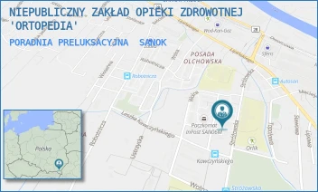 PORADNIA PRELUKSACYJNA - NIEPUBLICZNY ZAKŁAD OPIEKI ZDROWOTNEJ 'ORTOPEDIA' - STRÓŻOWSKA 34,  SANOK