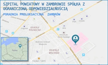PORADNIA PRELUKSACYJNA - SZPITAL POWIATOWY W ZAMBROWIE SPÓŁKA Z OGRANICZONĄ ODPOWIEDZIALNOŚCIĄ - PAPIEŻĄ J. PAWŁA II 3,  ZAMBRÓW