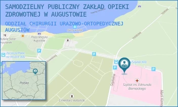 ODDZIAŁ CHIRURGII URAZOWO-ORTOPEDYCZNEJ - SAMODZIELNY PUBLICZNY ZAKŁAD OPIEKI ZDROWOTNEJ W AUGUSTOWIE - SZPITALNA 12,  AUGUSTÓW