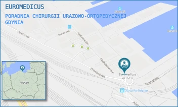 PORADNIA CHIRURGII URAZOWO-ORTOPEDYCZNEJ - EUROMEDICUS - UL. CZECHOSŁOWACKA 3,  GDYNIA