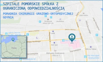 PORADNIA CHIRURGII URAZOWO-ORTOPEDYCZNEJ - SZPITALE POMORSKIE SPÓŁKA Z OGRANICZONĄ ODPOWIEDZIALNOŚCIĄ - UL. WÓJTA RADTKEGO 1,  GDYNIA