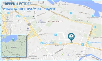 PORADNIA PRELUKSACYJNA - "REMED+LECTUS" - UL. WAŁOWA 27,  GDAŃSK