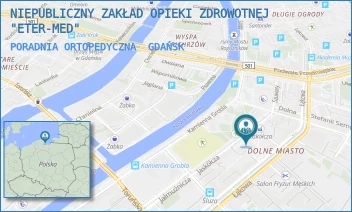 PORADNIA ORTOPEDYCZNA - NIEPUBLICZNY ZAKŁAD OPIEKI ZDROWOTNEJ "ETER-MED" - UL. JASKÓŁCZA 7/15,  GDAŃSK