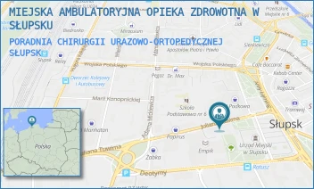 PORADNIA CHIRURGII URAZOWO-ORTOPEDYCZNEJ - MIEJSKA AMBULATORYJNA OPIEKA ZDROWOTNA W SŁUPSKU - UL. TUWIMA 37,  SŁUPSK