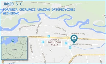 PORADNIA CHIRURGII URAZOWO-ORTOPEDYCZNEJ - JKMED S.C. - UL. OTYLII SZCZUKOWSKIEJ 7,  WEJHEROWO