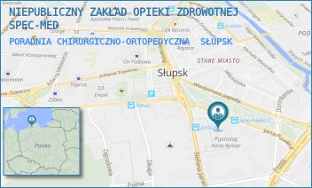 PORADNIA CHIRURGICZNO-ORTOPEDYCZNA - NIEPUBLICZNY ZAKŁAD OPIEKI ZDROWOTNEJ SPEC-MED - UL. JANA PAWŁA II 1A,  SŁUPSK