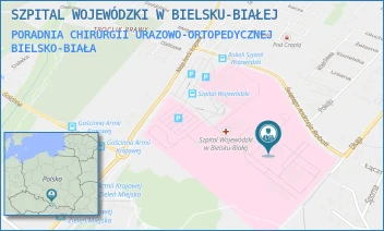 PORADNIA CHIRURGII URAZOWO-ORTOPEDYCZNEJ - SZPITAL WOJEWÓDZKI W BIELSKU-BIAŁEJ - UL. AL.ARMII KRAJOWEJ 101,  BIELSKO-BIAŁA
