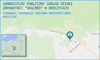 PORADNIA CHIRURGII URAZOWO-ORTOPEDYCZNEJ - SAMODZIELNY PUBLICZNY ZAKŁAD OPIEKI ZDROWOTNEJ "SKALMED" W KROCZYCACH - UL. BATALIONÓW CHŁOPSKICH 33,  KROCZYCE
