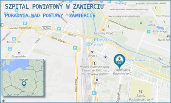PORADNIA WAD POSTAWY - SZPITAL POWIATOWY W ZAWIERCIU - UL. POWSTAŃCÓW ŚLĄSKICH 8,  ZAWIERCIE