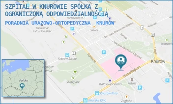 PORADNIA URAZOWO-ORTOPEDYCZNA - ZESPÓŁ SZPITALI POWIATU GLIWICKIEGO SPÓŁKA Z OGRANICZONĄ ODPOWIEDZIALNOŚCIĄ - UL. NIEPODLEGŁOŚCI 8,  KNURÓW