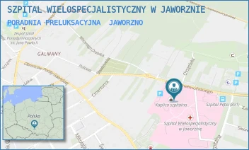 PORADNIA PRELUKSACYJNA - SZPITAL WIELOSPECJALISTYCZNY W JAWORZNIE - UL. JÓZEFA CHEŁMOŃSKIEGO 28,  JAWORZNO