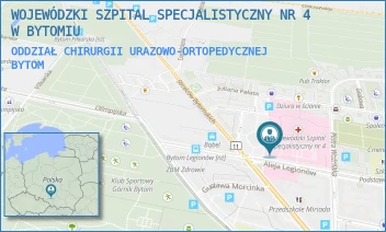 ODDZIAŁ CHIRURGII URAZOWO-ORTOPEDYCZNEJ - WOJEWÓDZKI SZPITAL SPECJALISTYCZNY NR 4 W BYTOMIU - UL. ALEJA LEGIONÓW 10,  BYTOM