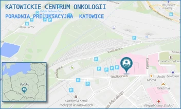 PORADNIA PRELUKSACYJNA - KATOWICKIE CENTRUM ONKOLOGII - UL. RACIBORSKA 27,  KATOWICE