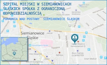 PORADNIA WAD POSTAWY - SZPITAL MIEJSKI W SIEMIANOWICACH ŚLĄSKICH SPÓŁKA Z OGRANICZONĄ ODPOWIEDZIALNOŚCIĄ - UL. 1 MAJA 9,  SIEMIANOWICE ŚLĄSKIE