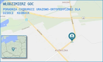 PORADNIA CHIRURGII URAZOWO-ORTOPEDYCZNEJ DLA DZIECI - WŁODZIMIERZ GOC - UL. 11 LISTOPADA 5A,  KŁOBUCK