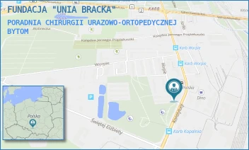 PORADNIA CHIRURGII URAZOWO-ORTOPEDYCZNEJ - FUNDACJA "UNIA BRACKA" - UL. KONSTYTUCJI 89,  BYTOM