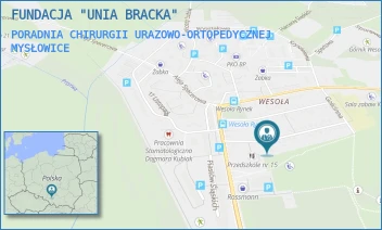 PORADNIA CHIRURGII URAZOWO-ORTOPEDYCZNEJ - FUNDACJA "UNIA BRACKA" - UL. EDMUNDA OSMAŃCZYKA 4,  MYSŁOWICE