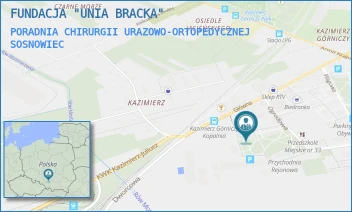 PORADNIA CHIRURGII URAZOWO-ORTOPEDYCZNEJ - FUNDACJA "UNIA BRACKA" - UL. OGRODOWA 1,  SOSNOWIEC
