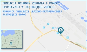 PORADNIA CHIRURGII URAZOWO-ORTOPEDYCZNEJ - FUNDACJA OCHRONY ZDROWIA I POMOCY SPOŁECZNEJ W JASTRZĘBIU-ZDROJU - UL. WĘGLOWA 4C,  JASTRZĘBIE-ZDRÓJ
