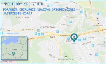PORADNIA CHIRURGII URAZOWO-ORTOPEDYCZNEJ - "MEDICOR" SP. Z O.O. - UL. WIELKOPOLSKA 2A,  JASTRZĘBIE-ZDRÓJ