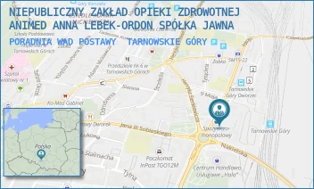 PORADNIA WAD POSTAWY - NIEPUBLICZNY ZAKŁAD OPIEKI ZDROWOTNEJ ANIMED ANNA LEBEK-ORDON SPÓŁKA JAWNA - UL. MARSZAŁKA JÓZEFA PIŁSUDSKIEGO 9A,  TARNOWSKIE GÓRY