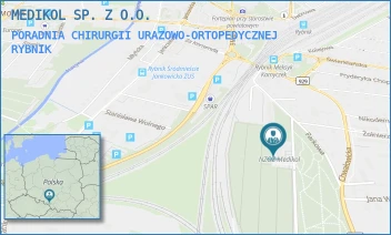 PORADNIA CHIRURGII URAZOWO-ORTOPEDYCZNEJ - MEDIKOL SP. Z O.O. - UL. PARKOWA 4A,  RYBNIK