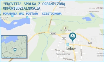 PORADNIA WAD POSTAWY - "EKOVITA" SPÓŁKA Z OGRANICZONĄ ODPOWIEDZIALNOŚCIĄ - UL. KLASZTORNA 23,  CZĘSTOCHOWA