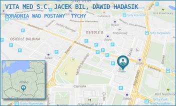 PORADNIA WAD POSTAWY - VITA MED S.C. JACEK BIL, DAWID HADASIK - UL. BUDOWLANYCH 5,  TYCHY