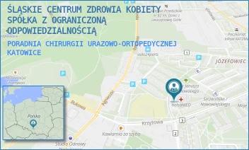 PORADNIA CHIRURGII URAZOWO-ORTOPEDYCZNEJ - HOLSAMED SPÓŁKA Z OGRANICZONĄ ODPOWIEDZIALNOŚCIĄ - UL. KOTLARZA 6,  KATOWICE