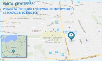 PORADNIA CHIRURGII URAZOWO-ORTOPEDYCZNEJ - MARIA GRYGIERZEC - UL. TRAUGUTTA 18A,  CZECHOWICE-DZIEDZICE