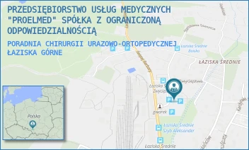 PORADNIA CHIRURGII URAZOWO-ORTOPEDYCZNEJ - PRZEDSIĘBIORSTWO USŁUG MEDYCZNYCH "PROELMED" SPÓŁKA Z OGRANICZONĄ ODPOWIEDZIALNOŚCIĄ - UL. STASZICA 4A,  ŁAZISKA GÓRNE