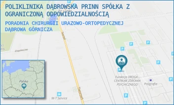PORADNIA CHIRURGII URAZOWO-ORTOPEDYCZNEJ - POLIKLINIKA DĄBROWSKA PRINN SPÓŁKA Z OGRANICZONĄ ODPOWIEDZIALNOŚCIĄ - UL. AL. J. PIŁSUDSKIEGO 92,  DĄBROWA GÓRNICZA