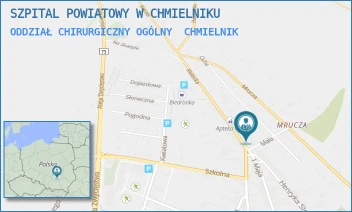 ODDZIAŁ CHIRURGICZNY OGÓLNY - SZPITAL POWIATOWY W CHMIELNIKU - KIELECKA 1-3,  CHMIELNIK