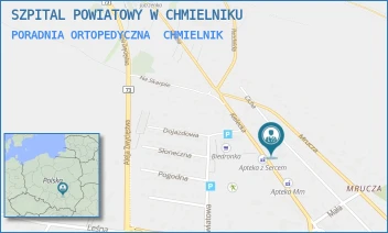 PORADNIA ORTOPEDYCZNA - SZPITAL POWIATOWY W CHMIELNIKU - KIELECKA 18,  CHMIELNIK