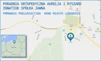 PORADNIA PRELUKSACYJNA - PORADNIA ORTOPEDYCZNA SZPANELEWSKI SPÓŁKA JAWNA - MICKIEWICZA 10,  NOWE MIASTO LUBAWSKIE