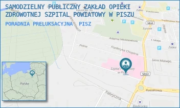 PORADNIA PRELUKSACYJNA - SAMODZIELNY PUBLICZNY ZAKŁAD OPIEKI ZDROWOTNEJ SZPITAL POWIATOWY W PISZU - SIENKIEWICZA 2,  PISZ