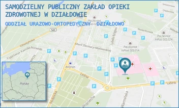 ODDZIAŁ URAZOWO-ORTOPEDYCZNY - SAMODZIELNY PUBLICZNY ZAKŁAD OPIEKI ZDROWOTNEJ W DZIAŁDOWIE - LEŚNA 1,  DZIAŁDOWO