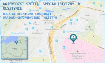 ODDZIAŁ KLINICZNY CHIRURGII URAZOWO-ORTOPEDYCZNEJ - WOJEWÓDZKI SZPITAL SPECJALISTYCZNY  W OLSZTYNIE - ŻOŁNIERSKA 18,  OLSZTYN
