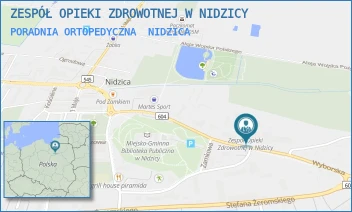 PORADNIA ORTOPEDYCZNA - ZESPÓŁ OPIEKI ZDROWOTNEJ W NIDZICY - MICKIEWICZA 25,  NIDZICA