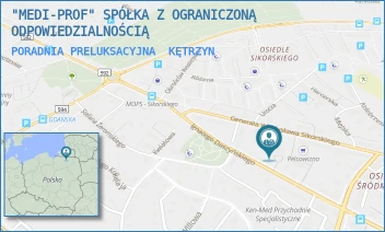 PORADNIA PRELUKSACYJNA - "MEDI-PROF" SPÓŁKA Z OGRANICZONĄ ODPOWIEDZIALNOŚCIĄ - IGNACEGO DASZYŃSKIEGO 30,  KĘTRZYN